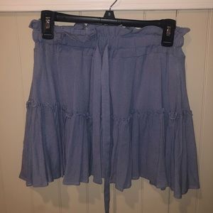 SHEIN blue skirt